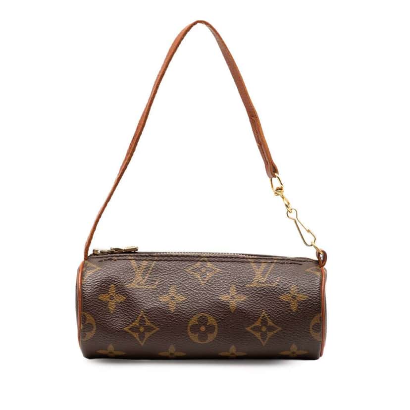 Louis Vuitton Monogram Papillon Pochette Brown Good condition - Front View