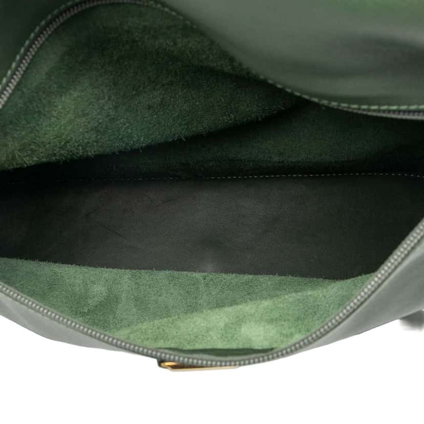 Loewe Leather Anton Crossbody Green Leather Good condition - Model View