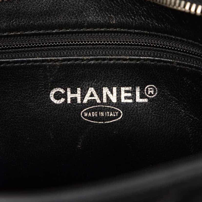 Chanel Caviar Medallion Tote Black Leather Fair condition - Box View