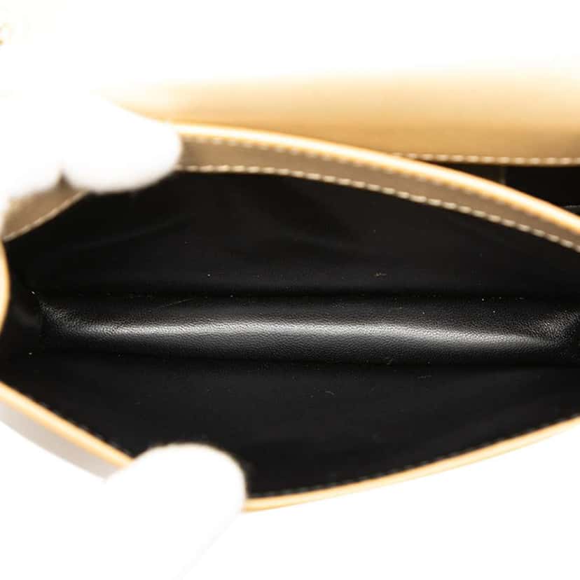 Bvlgari Mini Laser Cut Calfskin Serpenti Forever Diamond Blast Sunshine Crossbody Gold Leather Good condition - Model View