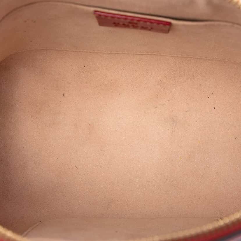 Gucci Small Suede Ophidia Dome Crossbody Blue Leather Good condition - Model View