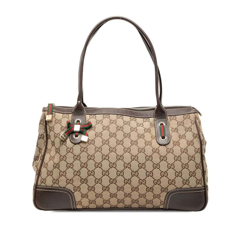 Gucci GG Canvas Princy Shoulder Bag Brown Canvas Good condition - Front View