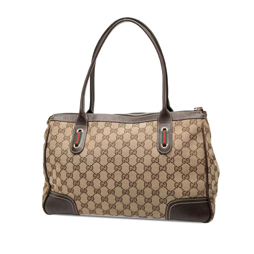 Gucci GG Canvas Princy Shoulder Bag Brown Canvas Good condition - Back View