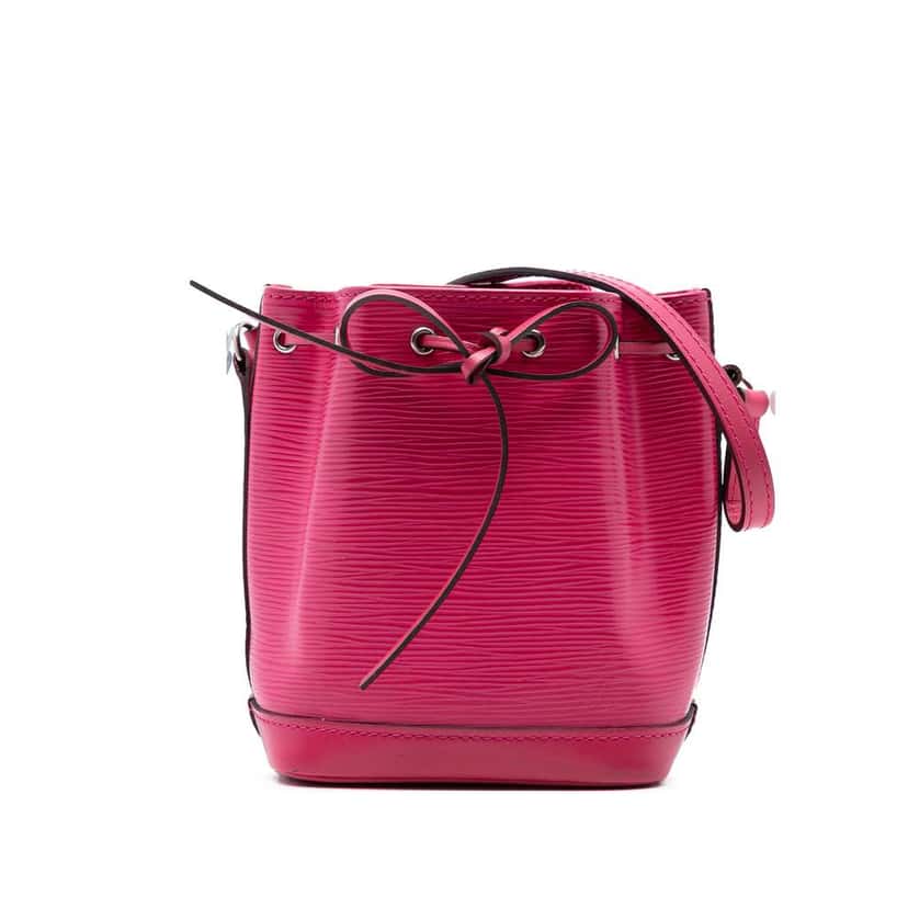 Louis Vuitton Epi Nano Noe Pink Leather Good condition - Front View