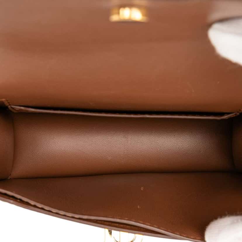 Burberry Leather TB Belt Bag Brown Leather Good condition - Model View