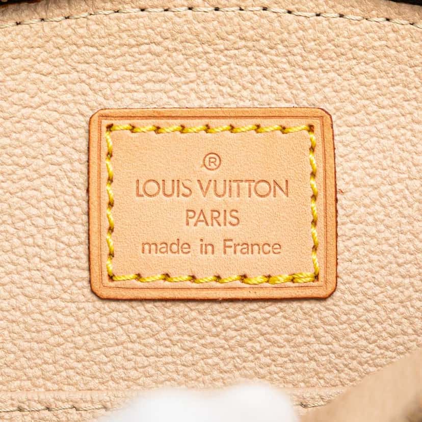 Louis Vuitton Monogram Trousse Demi Ronde Cosmetic Pouch Brown Canvas Good condition - Box View