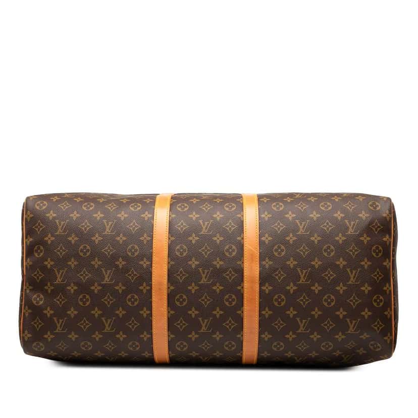 Louis Vuitton Monogram Keepall 60 Brown Good condition - Inside View