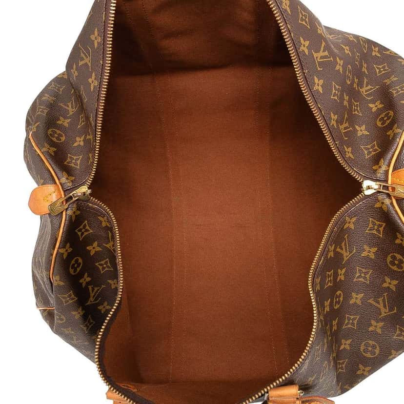 Louis Vuitton Monogram Keepall 60 Brown Good condition - Model View