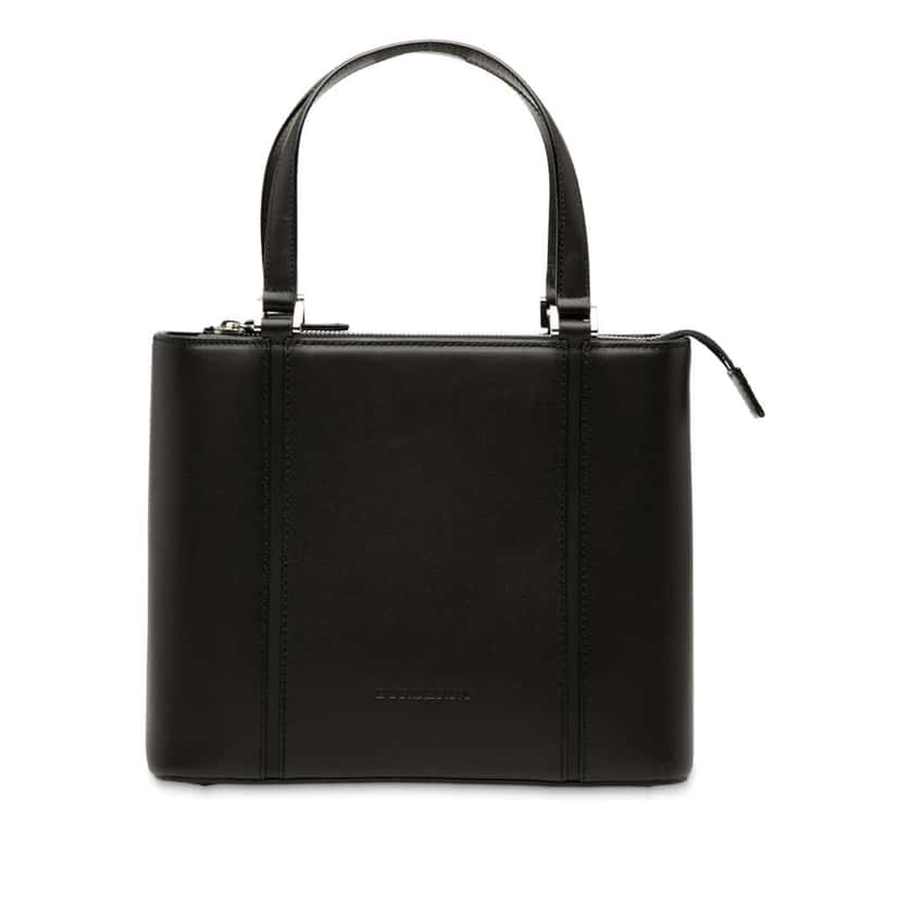 Burberry Leather Handbag Black Leather Good condition - Front View