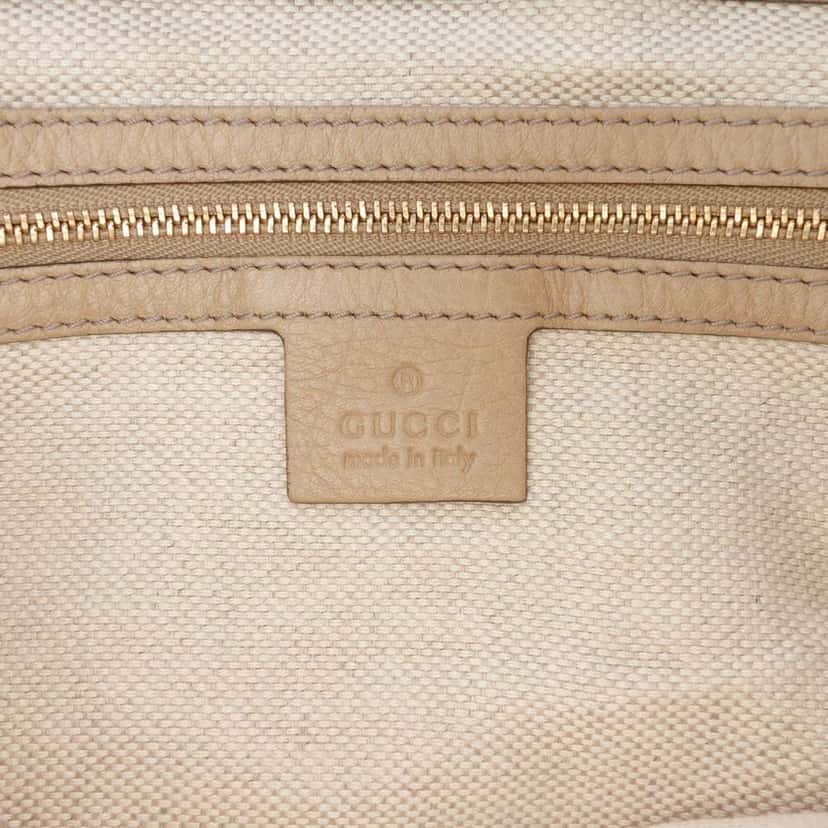 Gucci Small Leather Soho Working Satchel Brown Leather Good condition - Box View