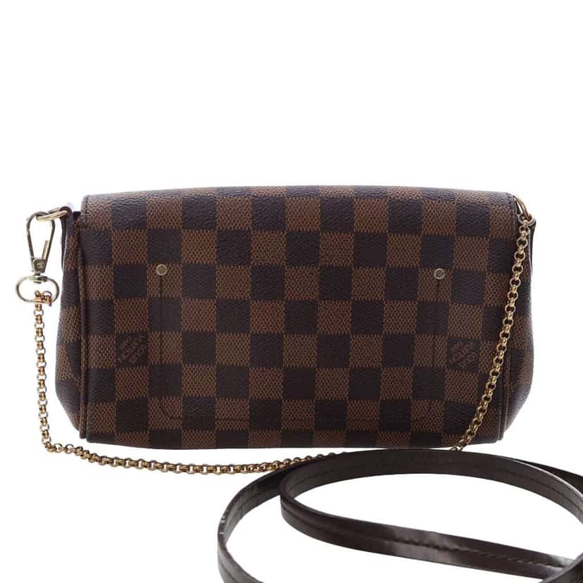Louis Vuitton Damier Ebene Favorite PM Brown Good condition - Model View