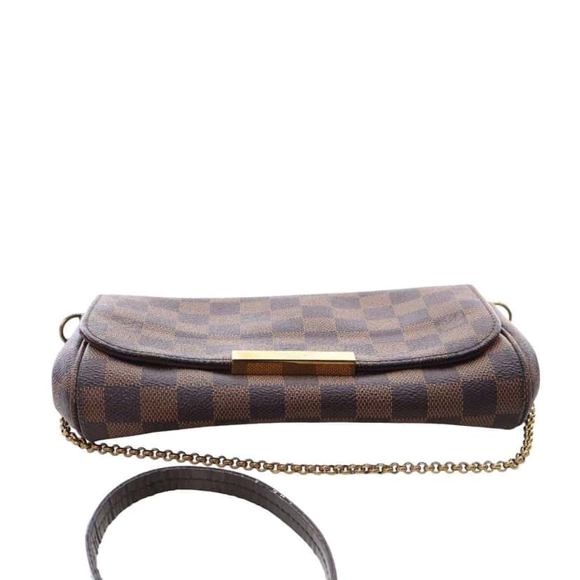 Louis Vuitton Damier Ebene Favorite PM Brown Good condition - Box View