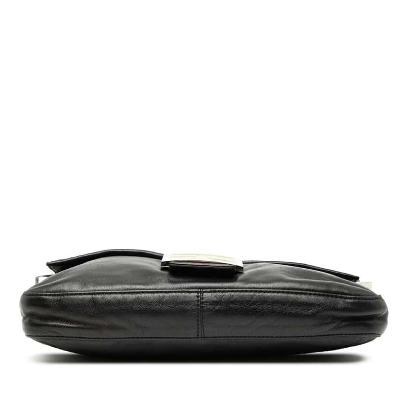 Fendi Leather Baguette Black Leather Good condition - Inside View