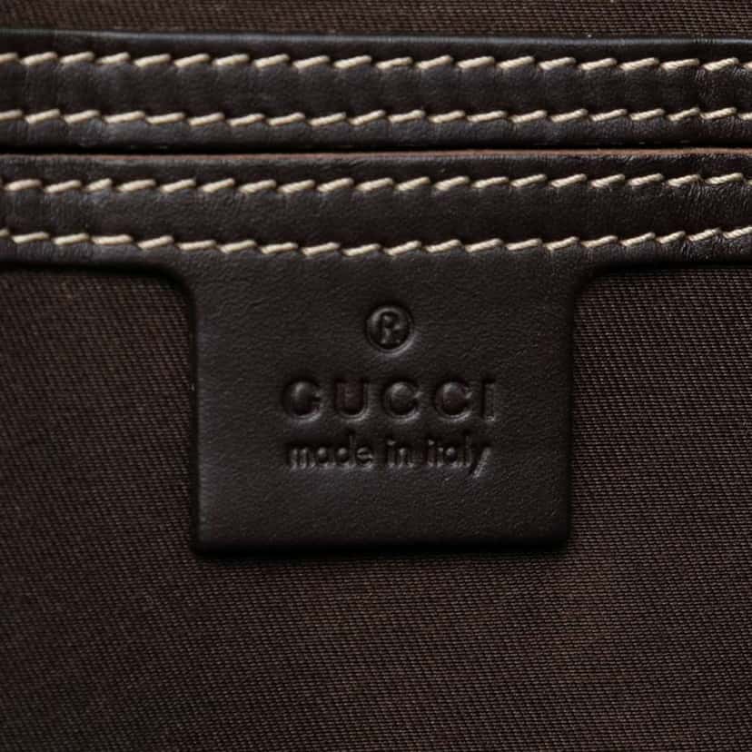Gucci GG Supreme Business Bag Brown Canvas Good condition - Box View