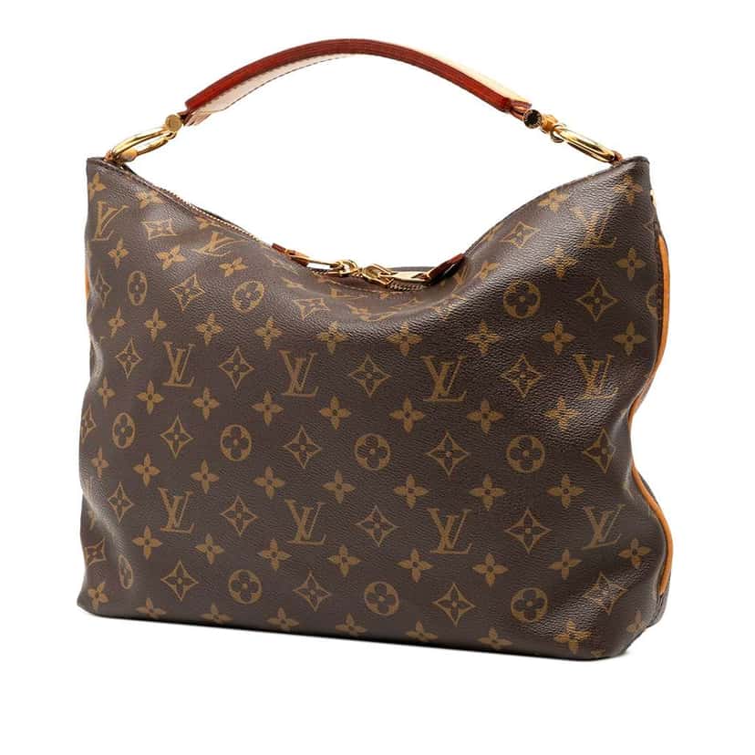 Louis Vuitton Monogram Sully PM Brown Good condition - Back View