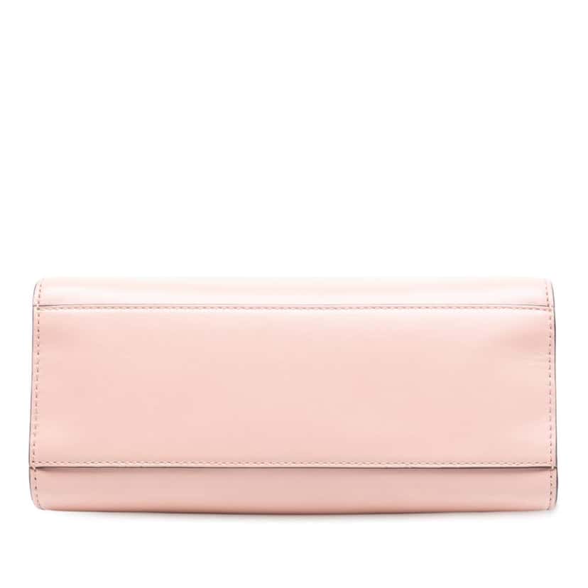 Gucci Mini Leather Bamboo Nymphaea Satchel Pink Leather Good condition - Inside View