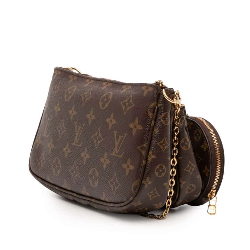 Louis Vuitton Monogram Multi Pochette Accessoires Brown Good condition - Back View