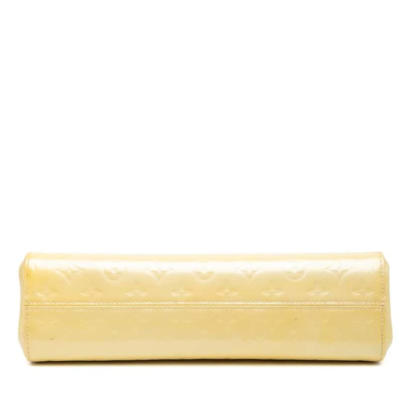 Louis Vuitton Monogram Vernis Roxbury Drive Yellow Leather Good condition - Inside View