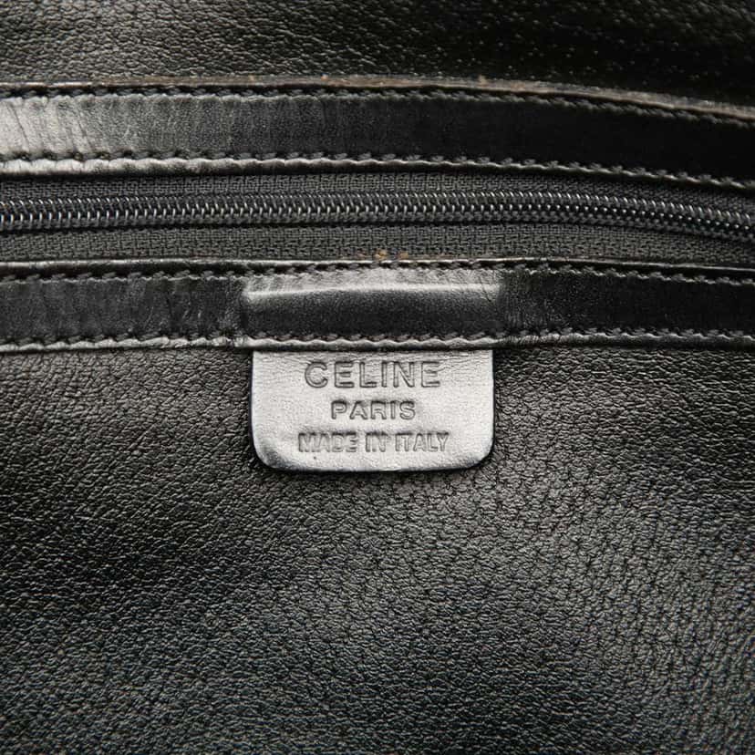 Celine Macadam Coated Canvas Handbag Brown Canvas Good condition - Box View