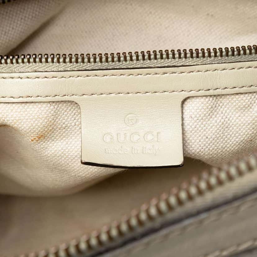 Gucci Medium Guccissima Scarlett Satchel Brown Leather Very good condition - Box View