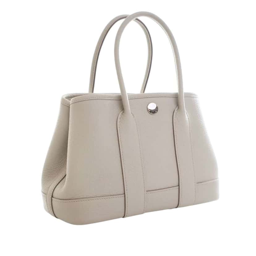 Hermès Negonda Neo Garden 23 White Leather Very good condition - Back View