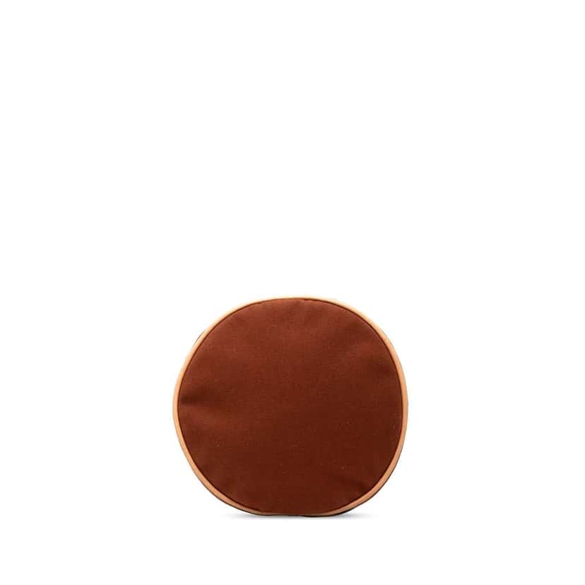 Hermès Toile Polochon Mimile Brown Canvas Good condition - Inside View