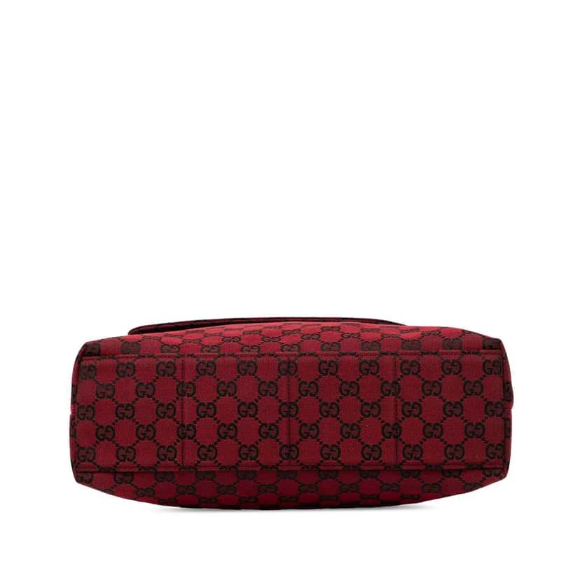 Gucci GG Canvas Messenger Bag Red Canvas Good condition - Inside View