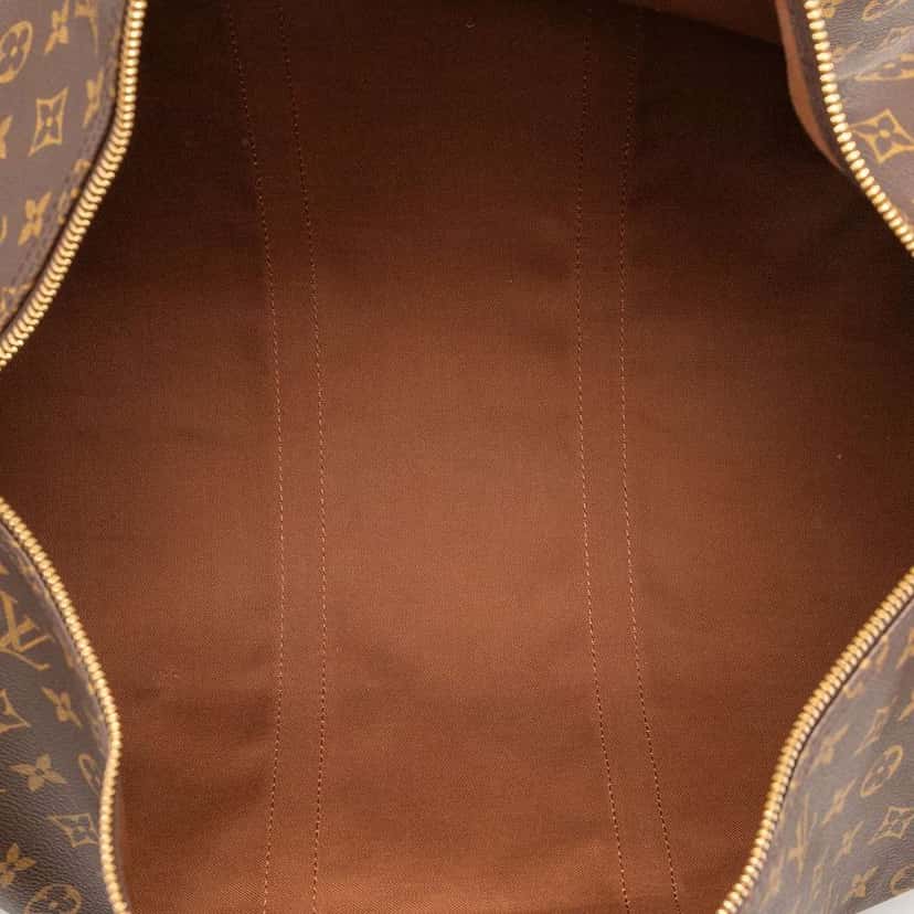 Louis Vuitton Monogram Keepall 50 Brown Good condition - Model View