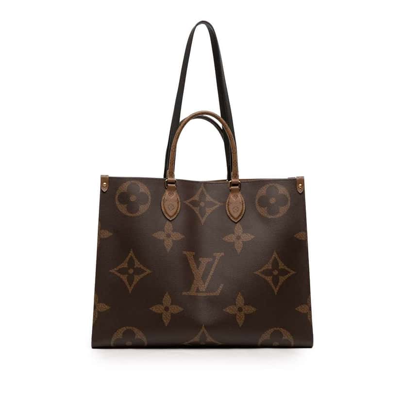 Louis Vuitton Monogram Reverse Giant OnTheGo GM Brown Good condition - Front View