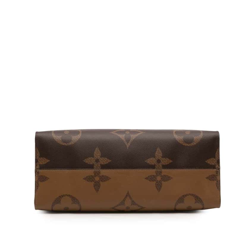 Louis Vuitton Monogram Reverse Giant OnTheGo GM Brown Good condition - Inside View