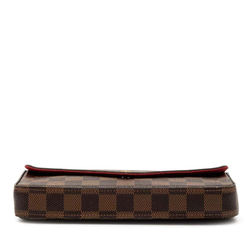 Louis Vuitton Damier Ebene Pochette Felicie Brown Good condition - Inside View