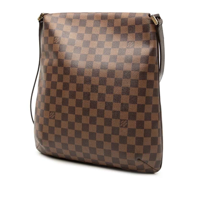 Louis Vuitton Damier Ebene Musette Salsa GM Brown Very good condition - Back View