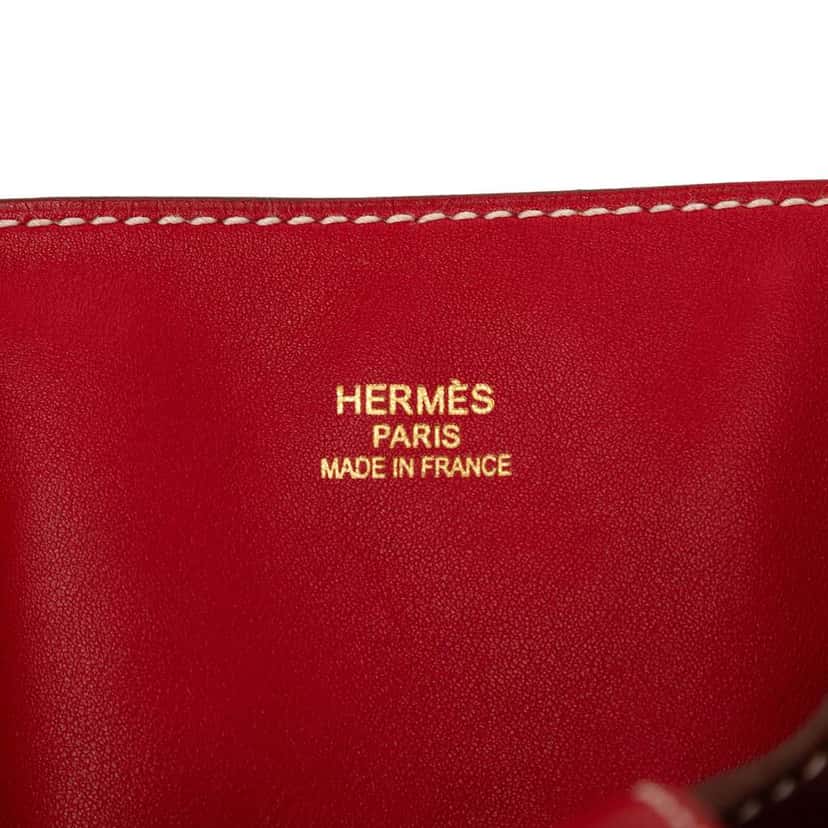 Hermès Veau Sikkim Double Sens 28 Red Leather Good condition - Box View