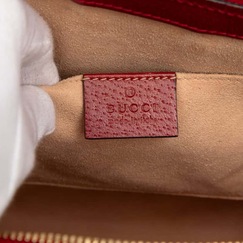 Gucci GG Flora Ophidia Satchel Brown Canvas Good condition - Box View