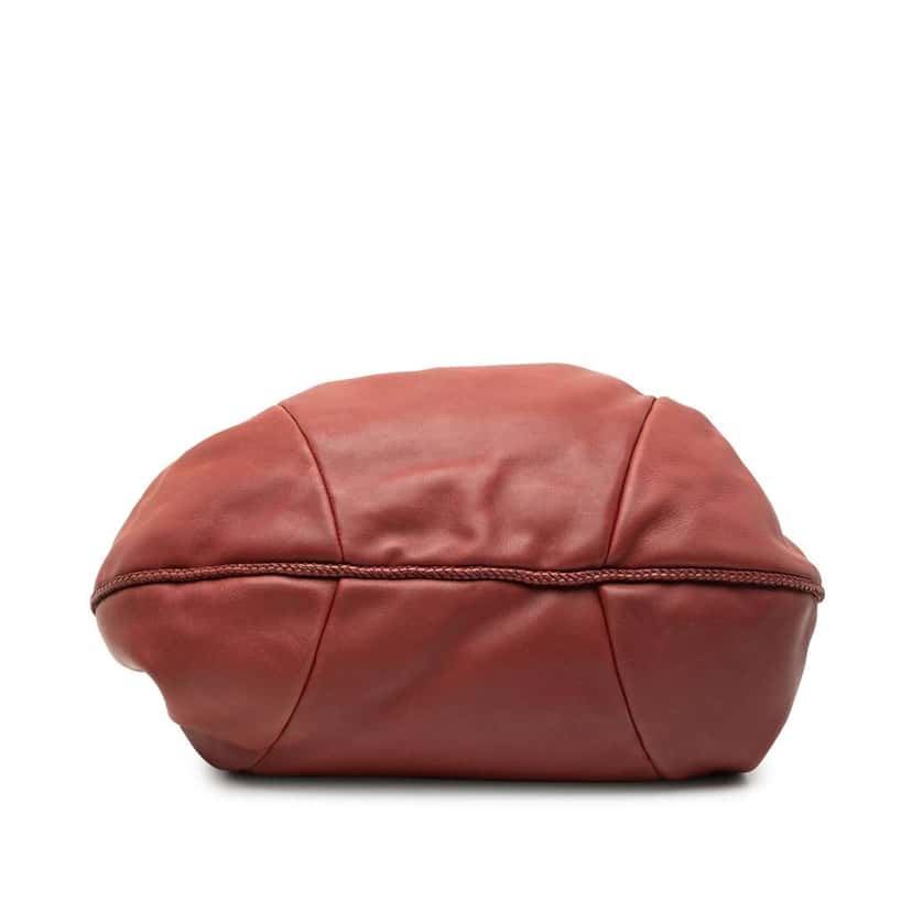 Gucci Leather Marrakech Hobo Bag Red Leather Good condition - Inside View