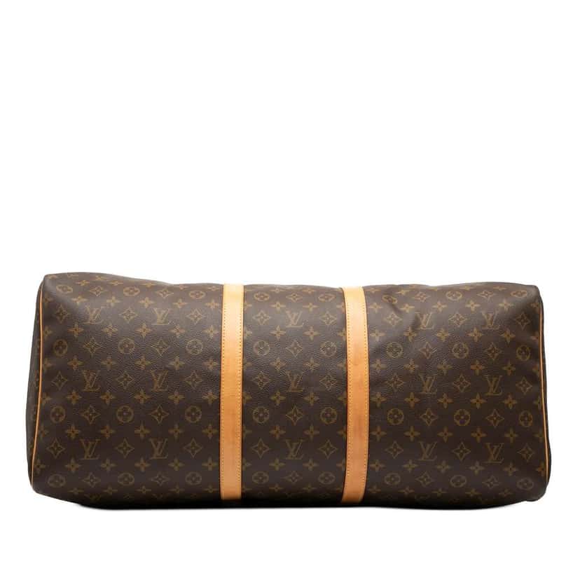 Louis Vuitton Monogram Keepall 60 Brown Good condition - Inside View