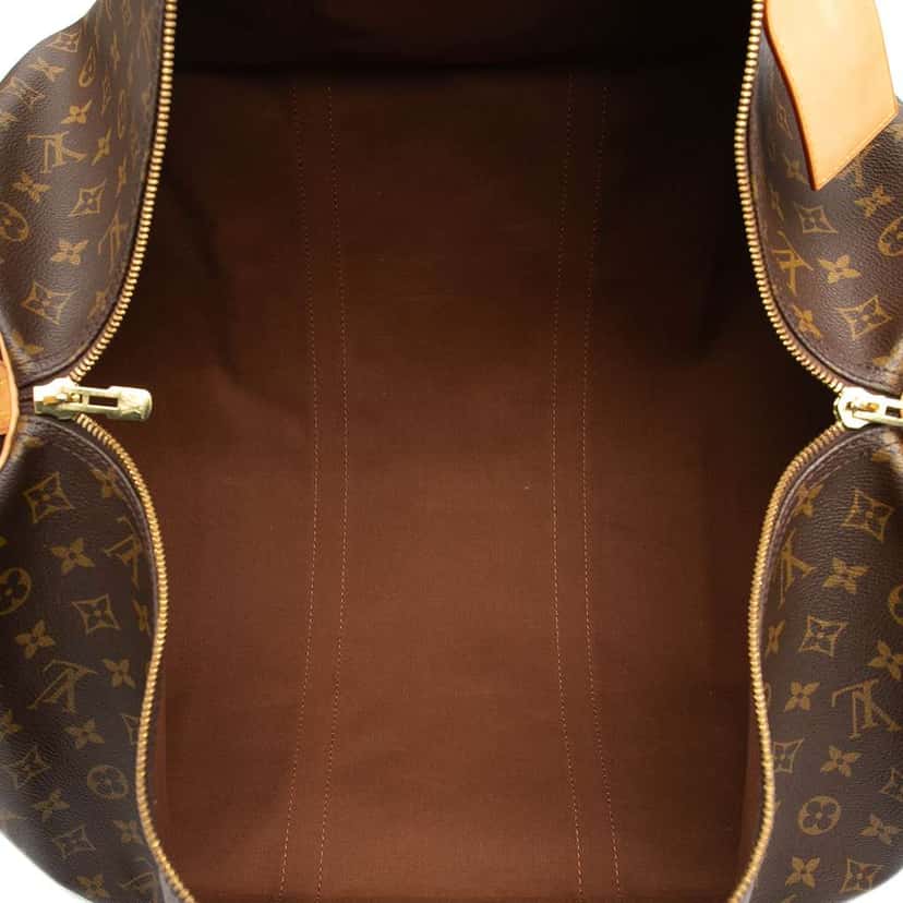 Louis Vuitton Monogram Keepall 60 Brown Good condition - Model View