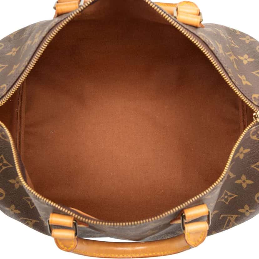 Louis Vuitton Monogram Speedy 35 Brown Good condition - Model View