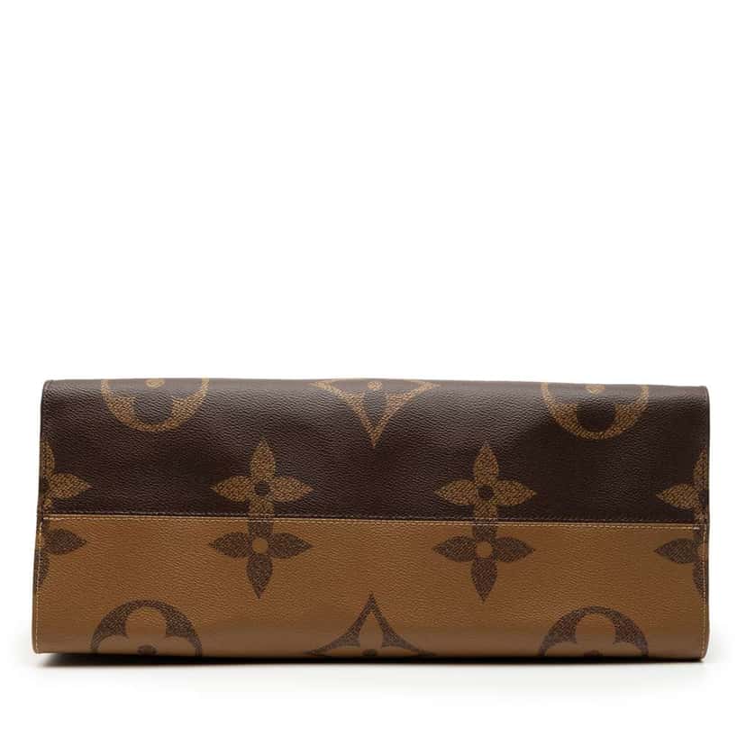Louis Vuitton Monogram Reverse Giant OnTheGo GM Brown Good condition - Inside View