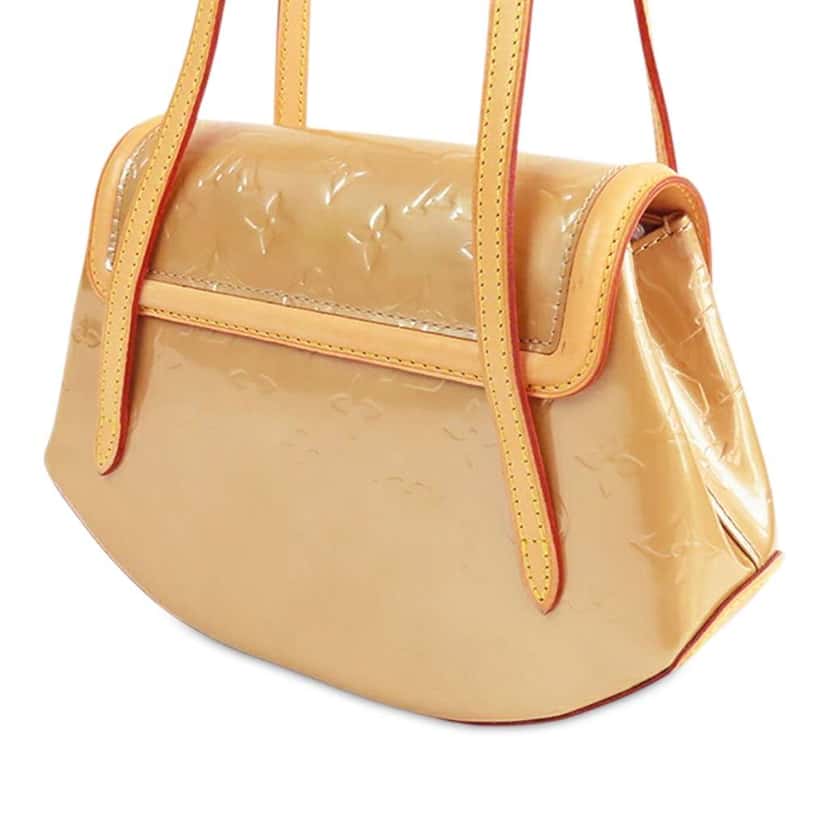 Louis Vuitton Monogram Vernis Biscayne Bay PM Brown Leather Good condition - Back View