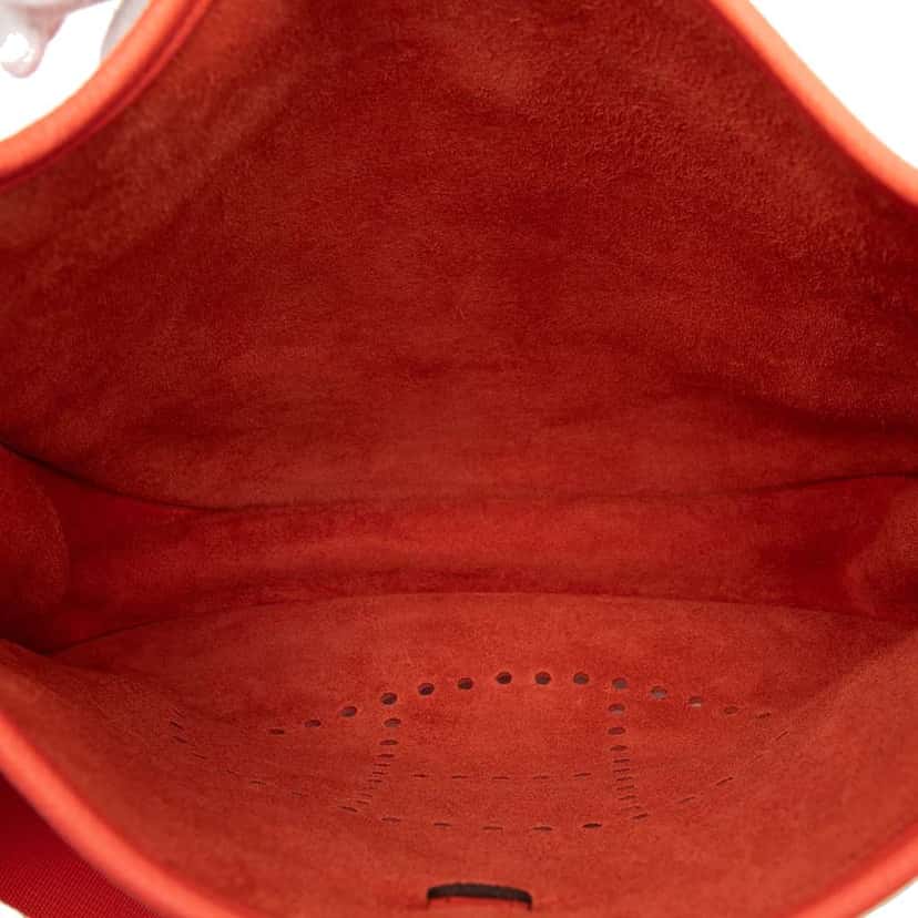 Hermès Clemence Evelyne III 29 Orange Leather Good condition - Model View