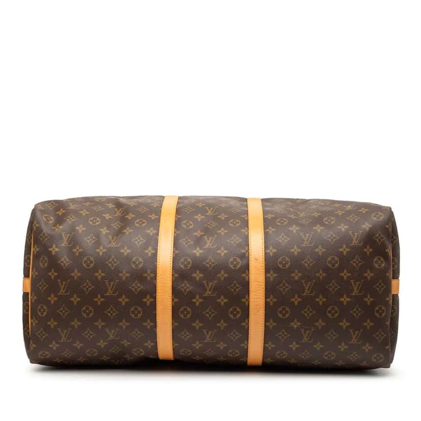 Louis Vuitton Monogram Keepall Bandouliere 60 Brown Good condition - Inside View