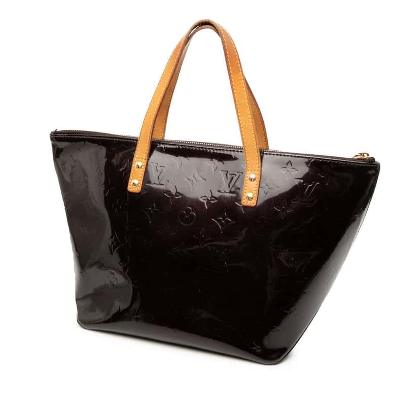 Louis Vuitton Monogram Vernis Bellevue PM Purple Leather Good condition - Back View