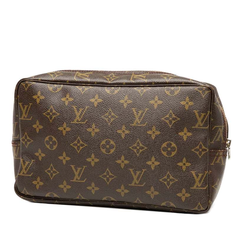 Louis Vuitton Monogram Trousse Toilette 28 Brown Good condition - Back View