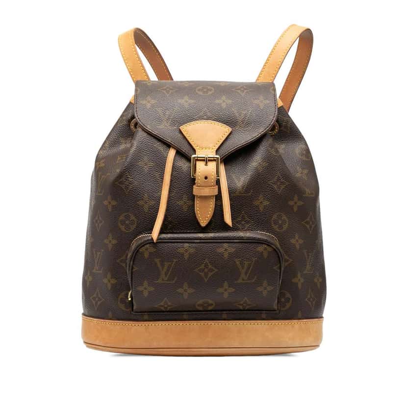 Louis Vuitton Monogram Montsouris MM Brown Good condition - Front View
