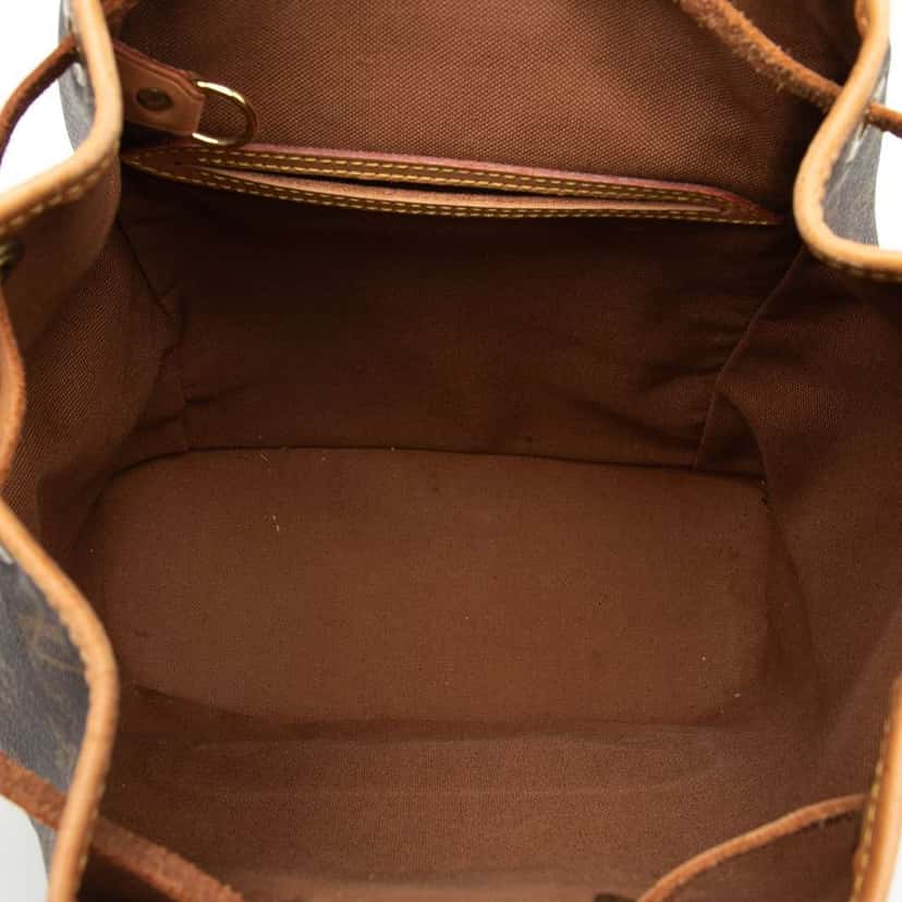 Louis Vuitton Monogram Montsouris MM Brown Good condition - Model View