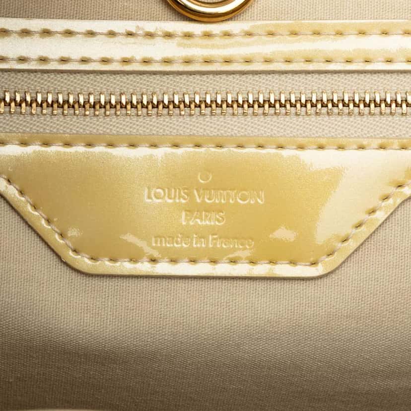 Louis Vuitton Monogram Vernis Wilshire MM Yellow Leather Good condition - Box View
