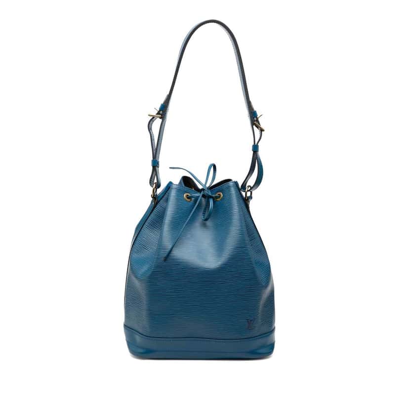 Louis Vuitton Epi Noe GM Blue Leather Good condition - Front View