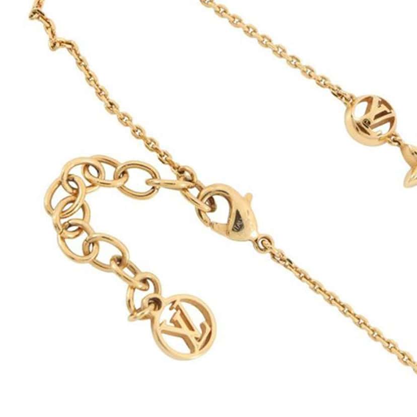 Louis Vuitton Gold Plated Petit Louis Bracelet Gold Metal Good condition - Inside View
