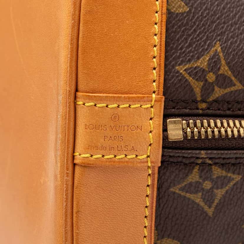 Louis Vuitton Monogram Alma PM Brown Good condition - Box View